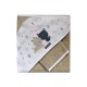 CAPE DE BAIN + GANT FEBO Sucre Orge