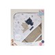 CAPE DE BAIN + GANT FEBO Sucre Orge
