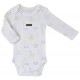 LOT DE 2 BODIES BEBE JAUNE/IMPRIME Sucre Orge