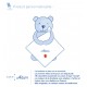 DOUDOU MOUCHOIR PETIT YETI Sucre Orge