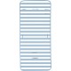 MATELAS DE POUSSETTE BLEU RAYE Sucre Orge