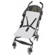 MATELAS DE POUSSETTE ANTHRACITE IMPRIME Sucre Orge