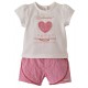 TEE SHIRT + SHORT ROSE Sucre Orge