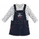 ROBE CHASUBLE JEAN + T-SHIRT Sucre Orge