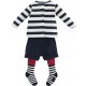 ENSEMBLE 3 PIECES SHORT MARINE/ROUGE Sucre Orge