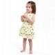 ROBE IMPRIMEE JAUNE Sucre d'orge