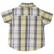 CHEMISE A CARREAUX JAUNE/GRIS Sucre Orge