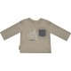 TEE SHIRT GARCON BEIGE Sucre Orge