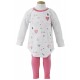 PPYJAMA 2 PIECES ROSE/ECRU 2/8 ANS Sucre Orge