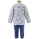 PYJAMA BLEU/GRIS GARCON Sucre Orge
