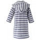 ROBE DE CHAMBRE RAYE MARINE/GRIS Sucre Orge