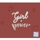 SWEAT SHIRT FILLE ROUGE "GIRL POWER" Sucre Orge