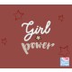 SWEAT SHIRT FILLE ROUGE "GIRL POWER" Sucre Orge
