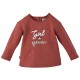 SWEAT SHIRT FILLE ROUGE "GIRL POWER" Sucre Orge