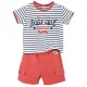 ENSEMBLE SHORT ET T-SHIRT RAYE BEBE Sucre Orge