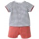 ENSEMBLE SHORT ET T-SHIRT RAYE BEBE Sucre Orge