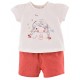 T SHIRT + SHORT VOILE COTON FILLE Sucre Orge