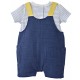 SALOPETTE + T-SHIRT RAYE GARCON Sucre Orge