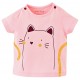 TEE SHIRT BEBE MANCHES COURTES ROSE Sucre Orge