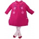 ROBE + COLLANT BEBE FUCHSIA FOLKLORE BABY Sucre Orge