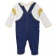 SALOPETTE JEAN BEBE + T-SHIRT Sucre Orge