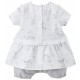 ENSEMBLE ROBE ET BLOOMER BEBE FILLE sucre d'orge