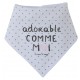 LOT DE 2 BAVOIRS BANDANA AMALIA Sucre Orge