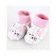 CHAUSSONS FILLE EN MOLLETON 0/6 MOIS Sucre Orge