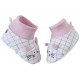 CHAUSSONS FILLE EN MOLLETON 0/6 MOIS Sucre Orge