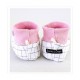 CHAUSSONS FILLE EN MOLLETON 0/6 MOIS Sucre Orge