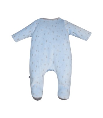 PYJAMA NAISSANCE FABBIO VELOURS RASE Sucre Orge