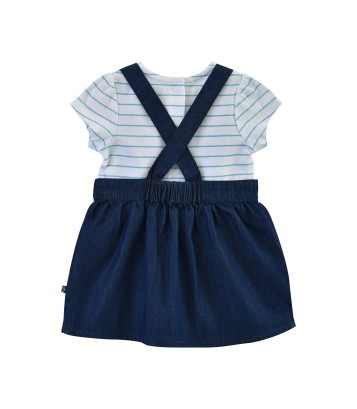 ENSEMBLE TEE SHIRT ROBE ESTRELLA EN JEAN Sucre Orge