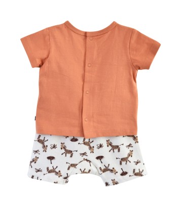 ENSEMBLE T-SHIRT SHORT ETIENNE Sucre Orge