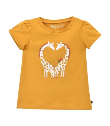 T-SHIRT JAUNE EDITH  Sucre Orge