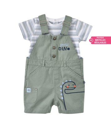 T SHIRT SALOPETTE BEBE TWILL ETHAN  Sucre Orge