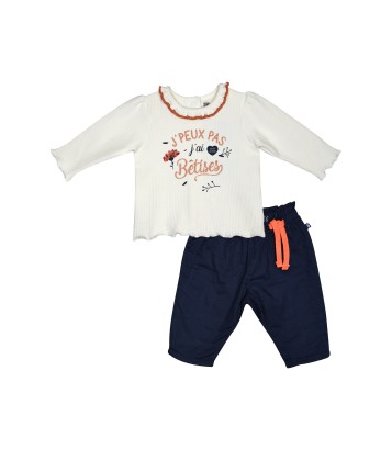 TSHIRT PANTALON MERYEM Sucre Orge