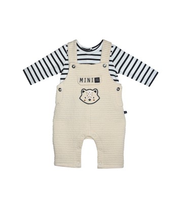 TSHIRT SALOPETTE MARCEAU MAILLE LONG NAISSANCE Sucre Orge