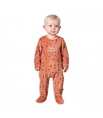 DORS BIEN MIKY VELOURS RASE PONT DOS BEBE Sucre Orge