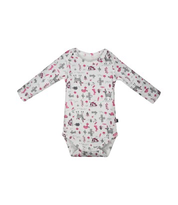 LOT 3 BODIES BEBE MANCHES LONGUES FLORINE Sucre Orge