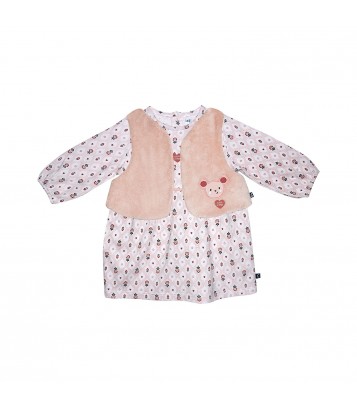 ROBE GILET SS MCHES MARGUERITE MAILLE BEBE Sucre Orge