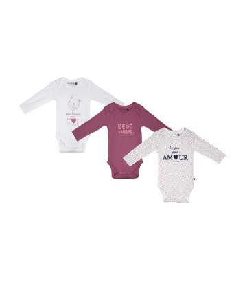 LOT DE 3 BODIES MAGUY Sucre Orge