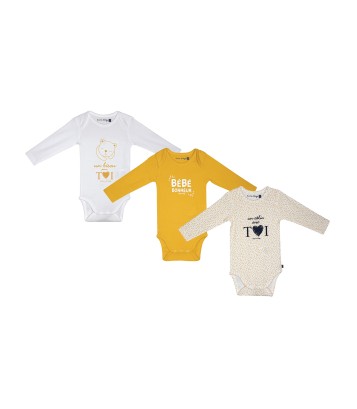 LOT DE 3 BODIES MORIC Sucre Orge