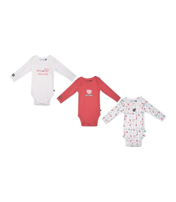 LOT DE 3 BODIES NARCIUS Sucre Orge