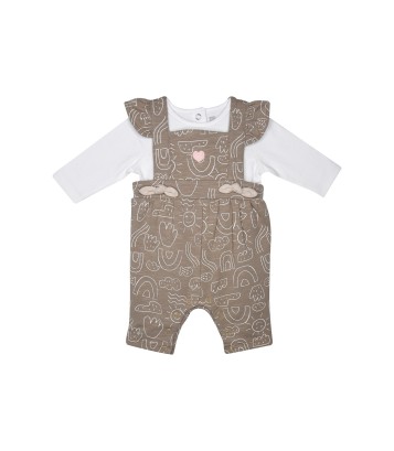 TSHIRT SALOPETTE LEONIE Sucre Orge