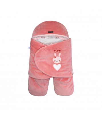 NID DE NAISSANCE JULIE VELOURS DOUX AVEC JAMBE Sucre Orge