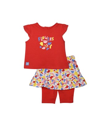 TSHIRT JUPE LANAE Sucre Orge