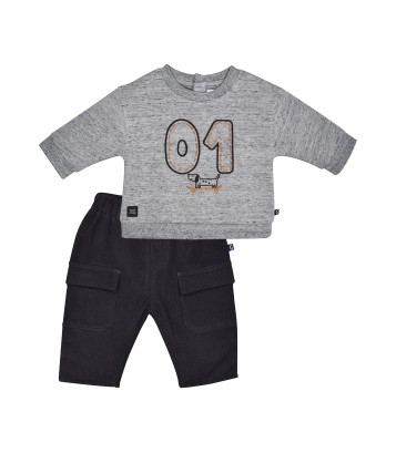 SWEAT PANTALON MARTIN MAILLE BEBE Sucre Orge