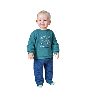 SWEAT PANTALON CHAUSSETTES MALONE MAILLE BEBE Sucre Orge