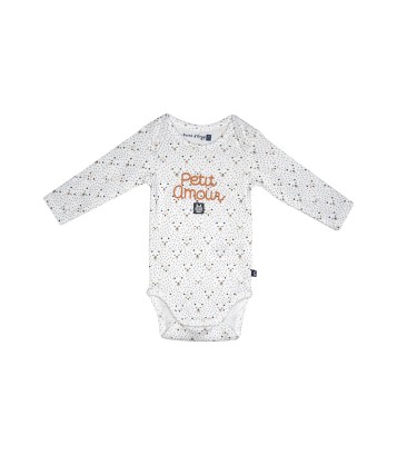 LOT DE 3 BODIES MAEL MANCHES LONGUES BEBE Sucre Orge