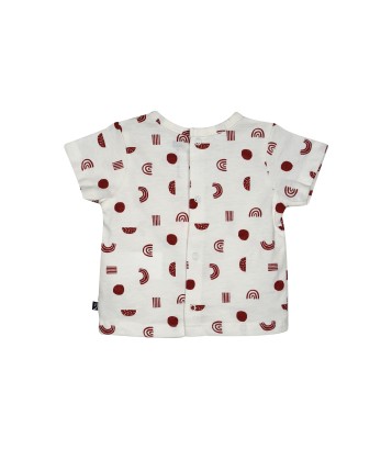 TSHIRT SALOPETTE LIAM POPELINE COURT NAISSANCE Sucre Orge